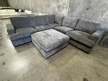 Caroline Corner Couch with Ottoman